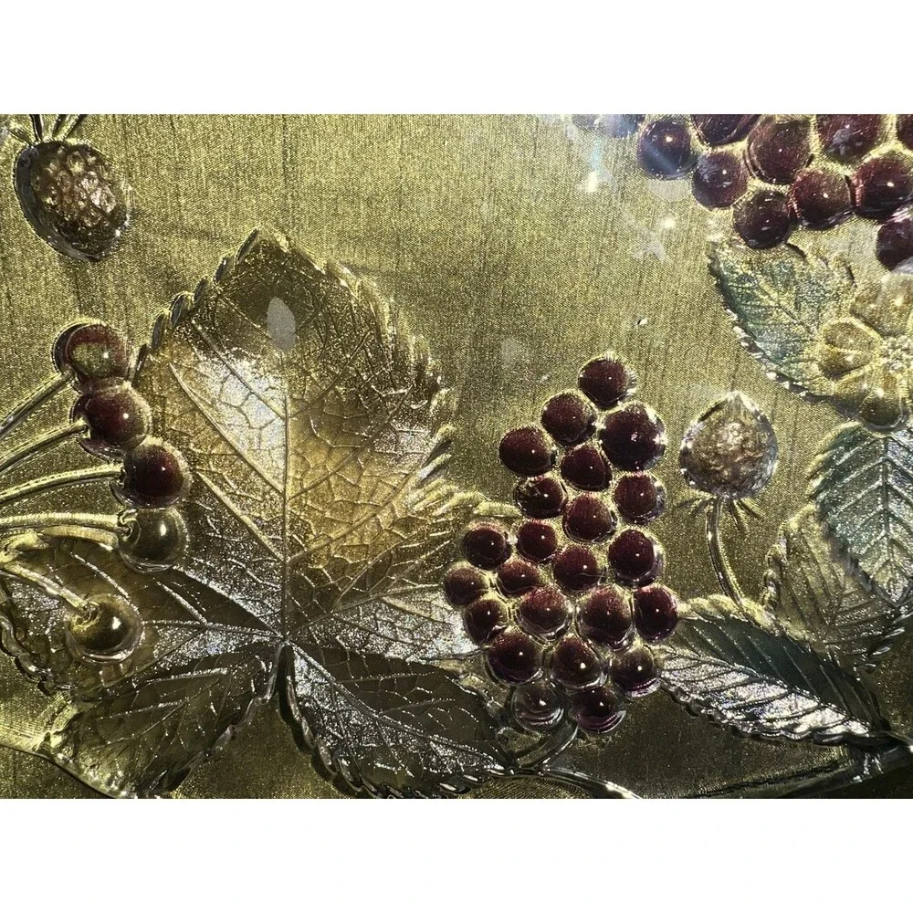 Vintage Mikasa Fruit Motif Chablis Embossed 12.5